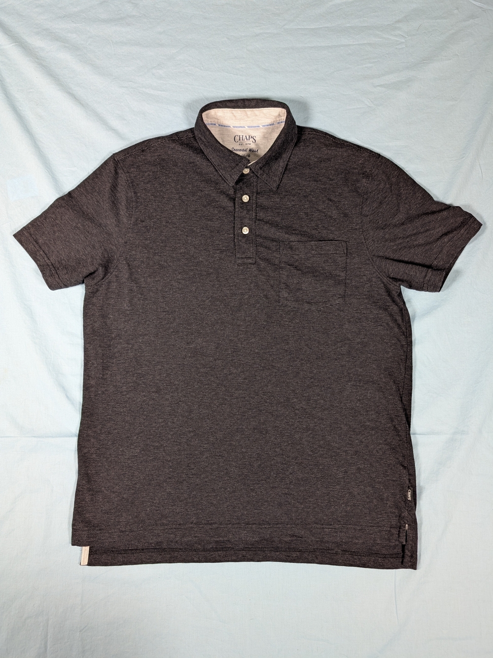 Chaps Men's Dark Gray Polo Shirt